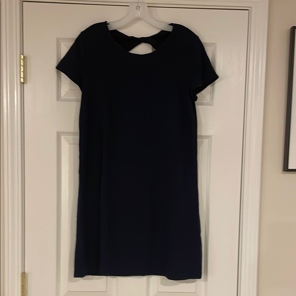 GAP Navy Blue Mini Dress Short Raglan Sleeves - Picture 1 of 3